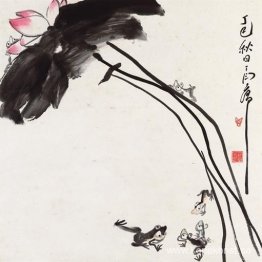 Lotus och grodor Lotus och grodor