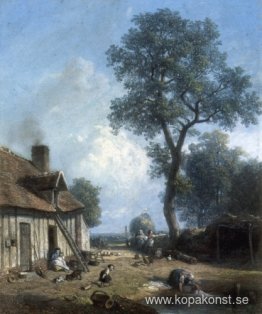 Figurer på en gård