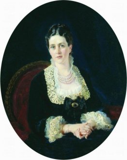 Porträtt av prinsessan E.Sheremetiyeva