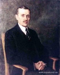 Porträtt av Yanka Kupala