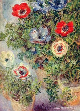 Stilleben med anemoner