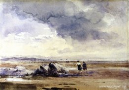 På Lancaster Sands, lågvatten