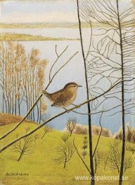 Landskap med gärdsmyg