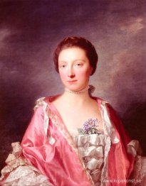 Porträtt av Elizabeth Gunning, hertiginna av Argyll