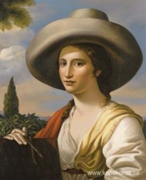 Imaginärt självporträtt av Angelica Kauffmann