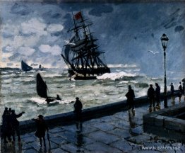 Bryggan i Le Havre, dåligt väder