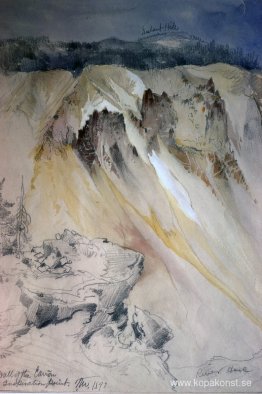 Kanjonens östra vägg från Inspiration Point