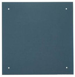 Målning med fyra fyrkantiga hål