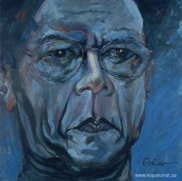 Auto Retrato en azul (självporträtt i blått)