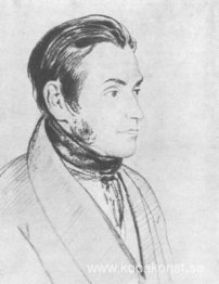 Porträtt av Adam Mickiewicz