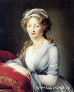 Porträtt av kejsarinnan Elisabeth Alexeievna av Ryssland