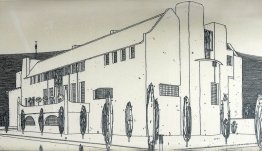 Le dessin de Mackintosh de la 'Hus för en konstälskare'