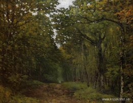 Avenue of Chestnut Trees nära La Celle Saint Cloud
