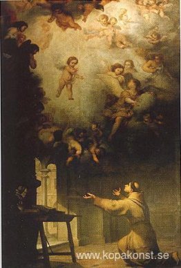 Vision av Sankt Antonius av Padua