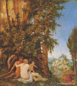 Landskap med Satyrfamilie