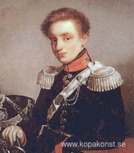 Porträtt av storhertig Michael Pavlovich av Ryssland