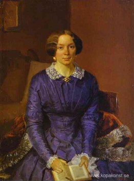 Porträtt av Elizaveta Petrovna Zhdanova