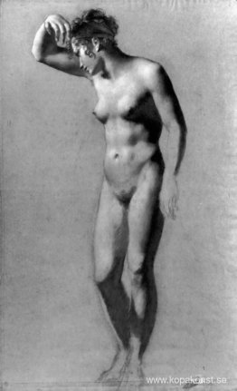 Naken kvinna