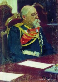 Porträtt av en generalguvernör i Finland N.I. Bobrikov