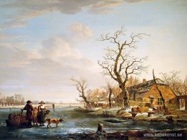 Vinterlandskap vid Drevel