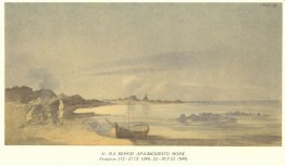 Stranden vid Aralsjön