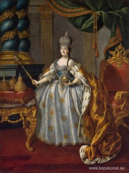 Porträtt av Katarina II