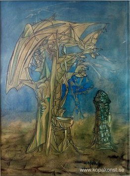 Surrealistiskt landskap