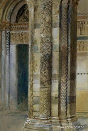 Interiör av Lucca-katedralen