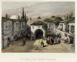 The Square of the Fountain, Adrianople (efter Leitch)