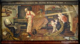 Crabtree tittar på Transit of Venus 1639