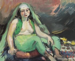 Odalisque i grönt