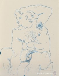 Studera för en illustration för Le livre blanc, Paul Morihiens u