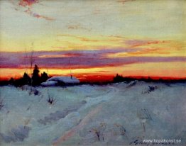Alaska solnedgång