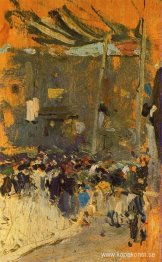 Valencia Street med markiser