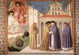 Vision av St. Dominic och mötet av St. Francis och St. Dominic