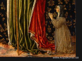 Saint Ursula med änglar och donator (detalj)