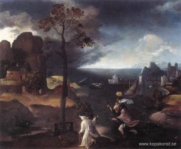 St. Christopher som bär Kristusbarnet
