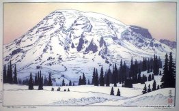 Mount Rainier på vintern