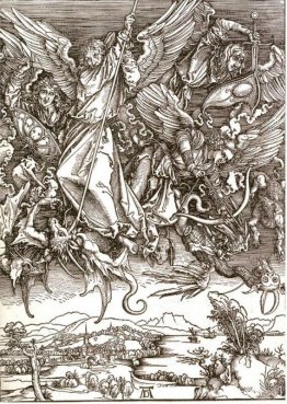 St. Michael and the Dragon, från en latinsk upplaga