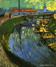 Roubine du Roi-kanalen med tvättkvinnor