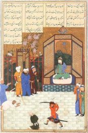 Halshuggning av en kung