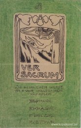 Vykort till Carl Moll, Ver Sacrum