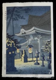 Nattscen av Kitano Shrine
