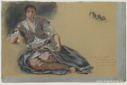 Studie till målningen Women of Algiers