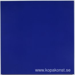 Målning nr 97—23 (Ultramarinblå, Zinkvit, Ruby Lake)