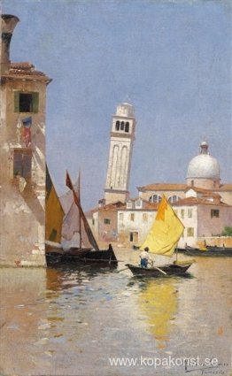Utsikt över San Pietro di Castello, Venedig