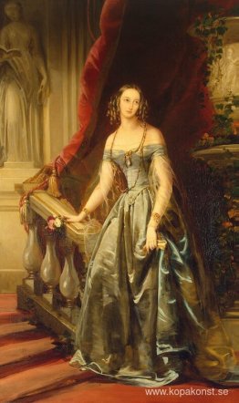 Porträtt av storhertiginnan Olga Nikolaevna