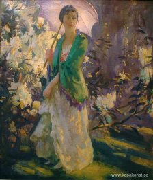 Marie i trädgården