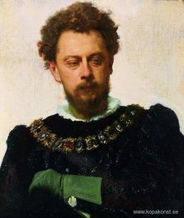 Skådespelaren Alexander Lensky Pavlovich som Petruchio i Shakesp