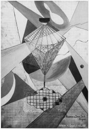 Strålning av två ensamma på avstånd